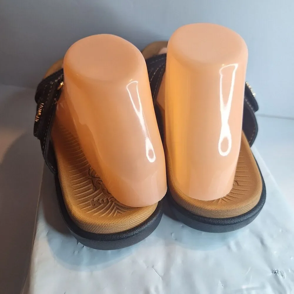 New Kuailu Orthotic Athletic Yoga Mat Memory Foam Women's Sandals.  Size 8.5